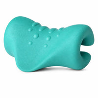 Estirador cervical por gravedad, vista lateral